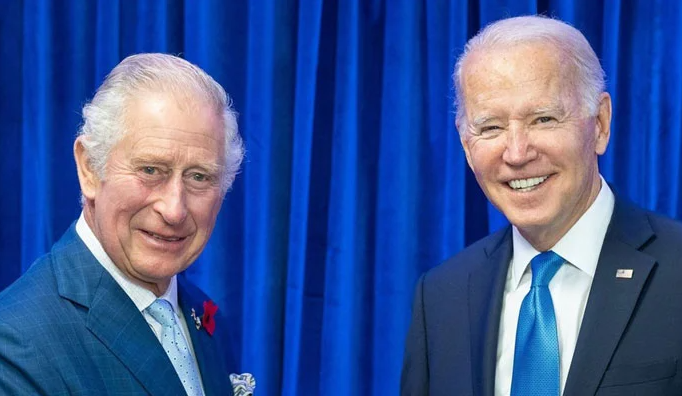 King Charles (Left) and US President Biden.. telegraph.co.uk