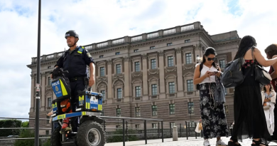 SWEDEN POLICE ARRESTED TWO AS RIOTS AFTER PROTEST