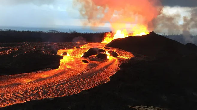 kilauea volcano on hawaii’s big island