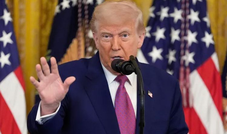 US PRESIDENT TRUMP ANNOUNCED CEASEFIRE