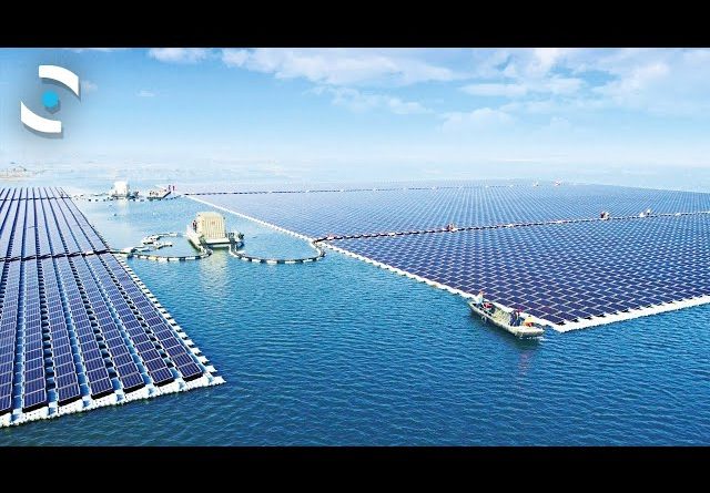 China floating sloar panels