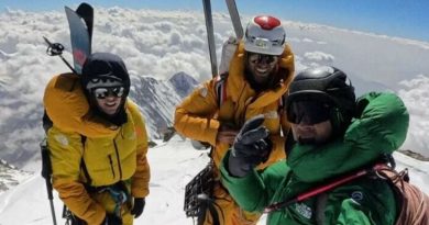 Three European mountaineers have made history