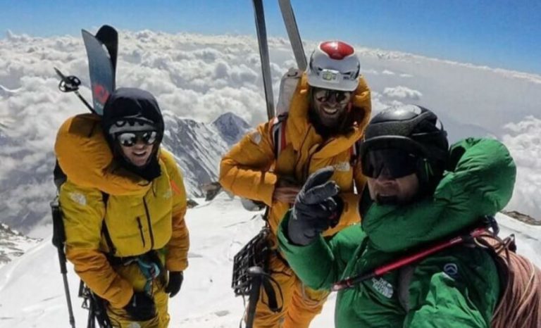 Three European mountaineers have made history