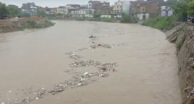 twin cities overflow by rain