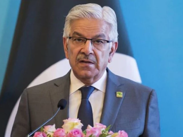 Pakistan Defense minister Khawaja asif