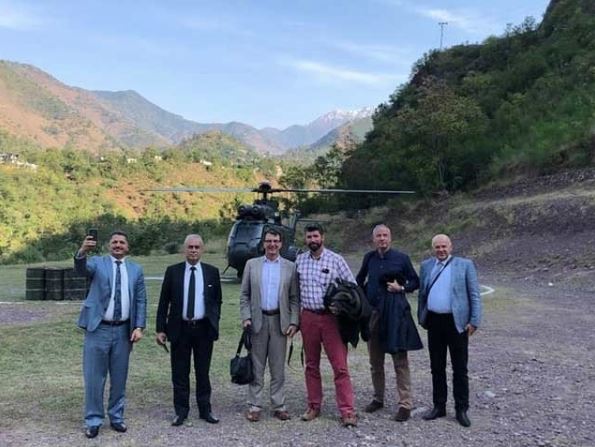 DIPLOMATS LOC VISIT AJK PAKISTAN