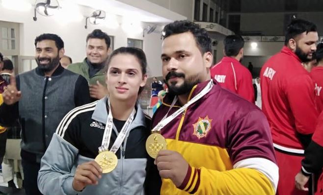 NATIONAL GAMES BROTHER SISTER GOLD MEDALIST