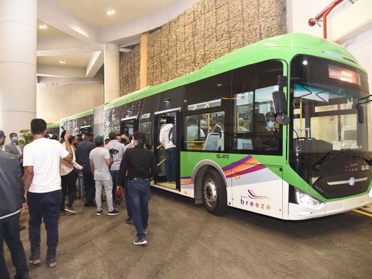 KARACHI GREEN LINE BUS