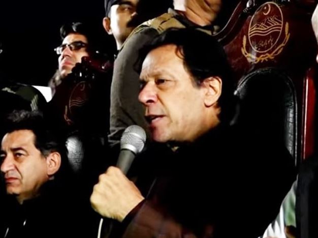 IMRAN KHAN IN PINDI JALSA