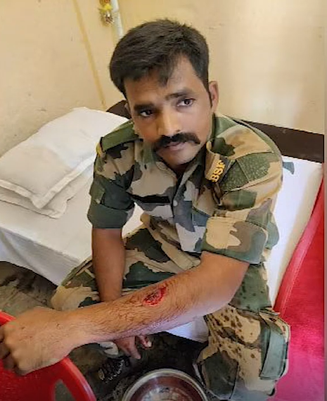 INDIAN BSF INJURED