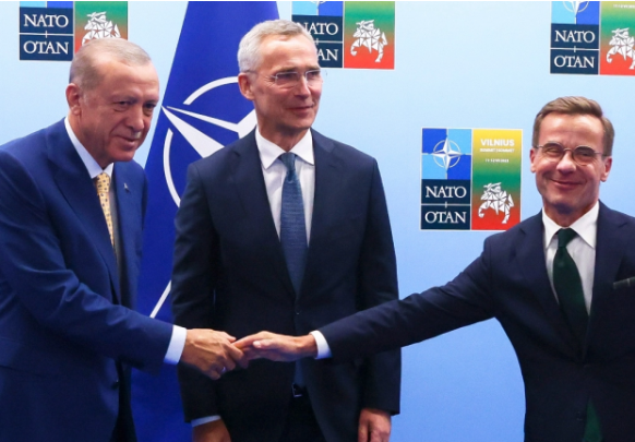 TURKEY AGREE TO INDUCT SWEDEN IN NATO